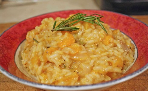 Rosemary Scented Butternut Squash Risotto